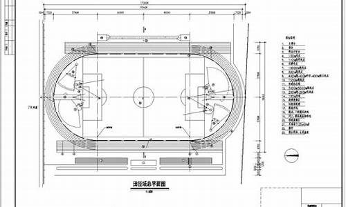 田径场地标准尺寸画法图_田径场地标准尺寸