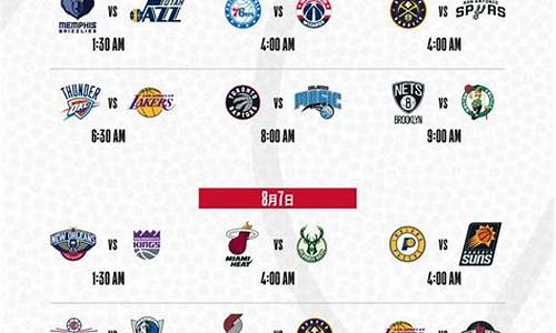 今天的nba比赛赛程,今天的nba比赛赛程安排表今天的比赛排名